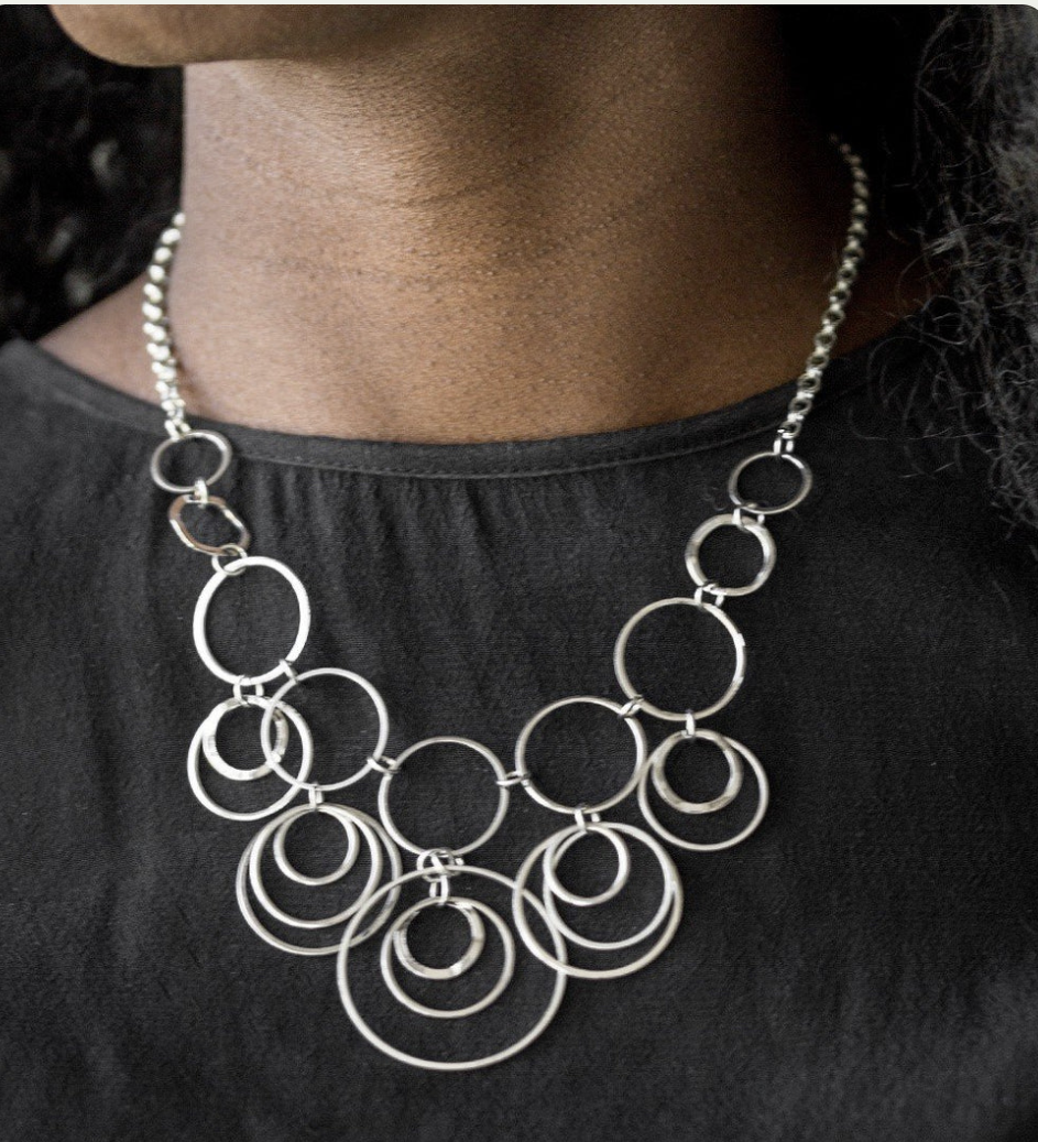 Break the Cycle Silver Necklace