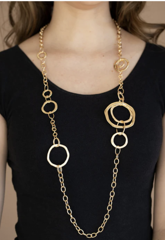 Amped Up Metallics Gold Necklace