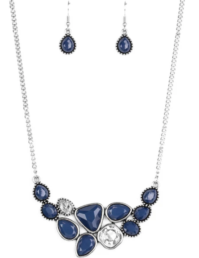 Breathtaking Brilliance Blue Necklace