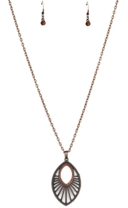 Court Couture Copper Necklace