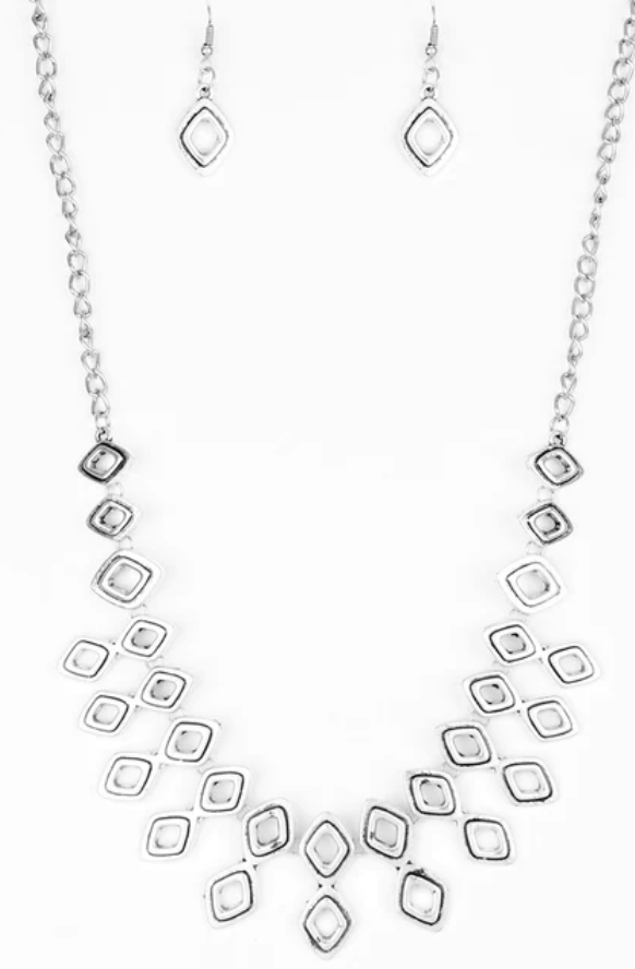 Geocentric Silver Necklace