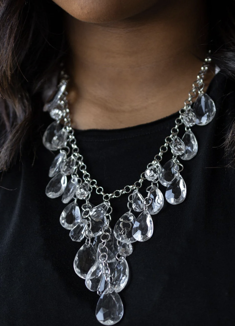 Irresistible Iridescence White Necklace