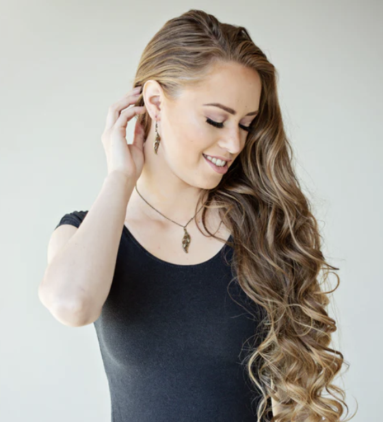 Let STEM Talk Brass Necklace