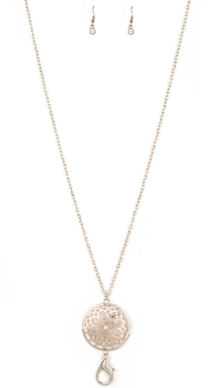 Marvelous Mandalas Rose Gold Lanyard