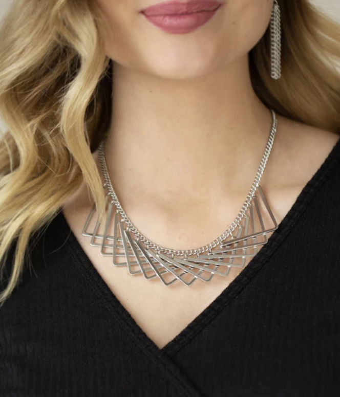 Metro Mirage Silver Necklace