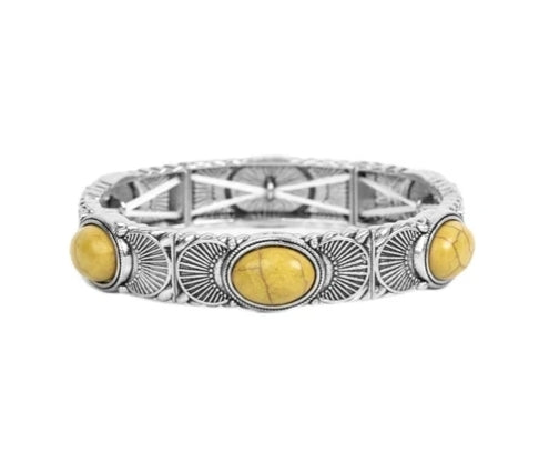 Desert Skyline Green Bracelet