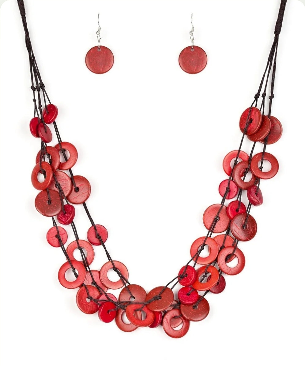 Wonderfully Walla Blue Necklace