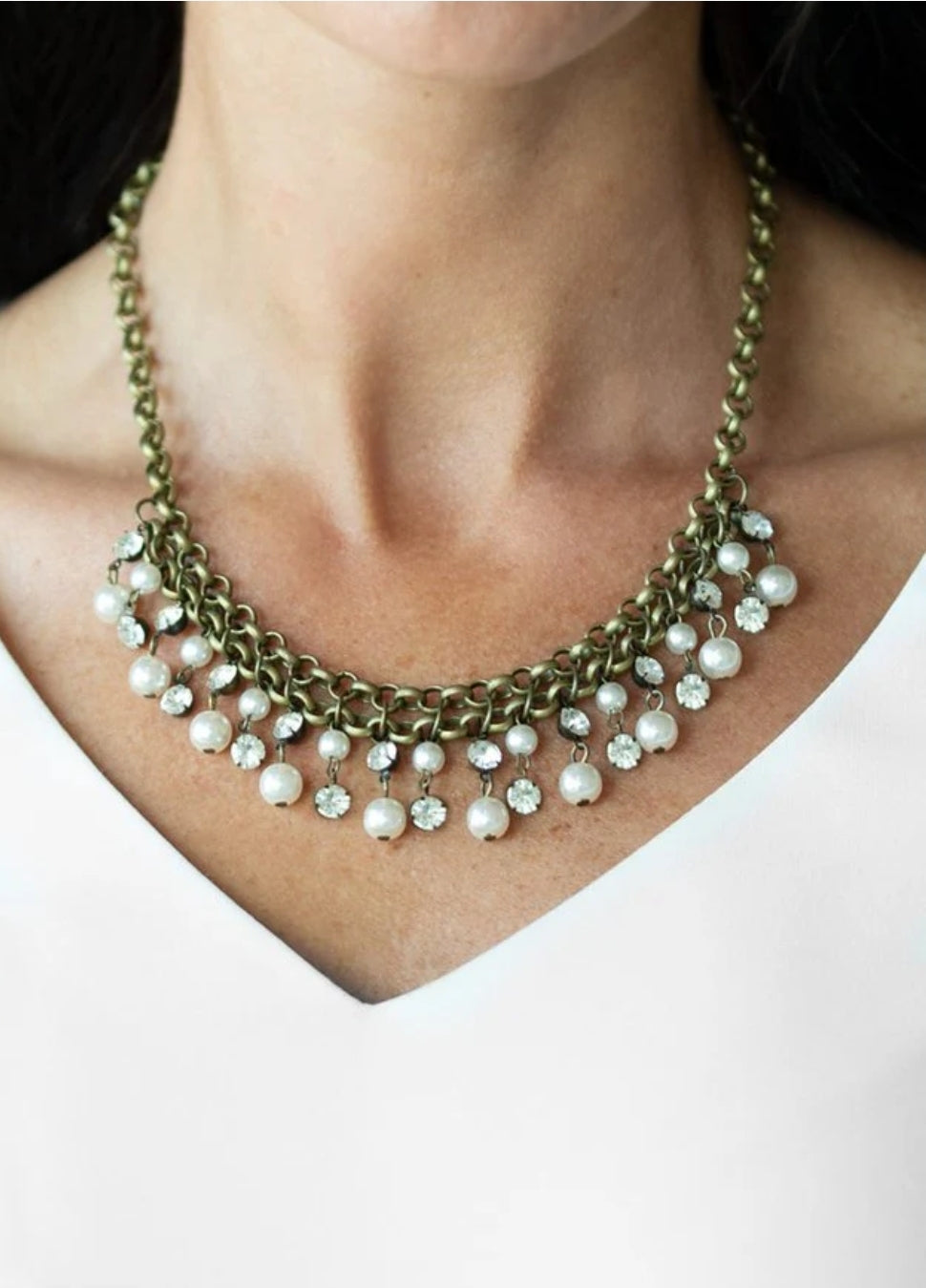 You May Kiss The Bride Blue Necklace