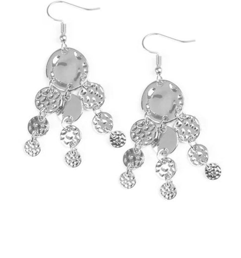 Do Chime In Silver Earring