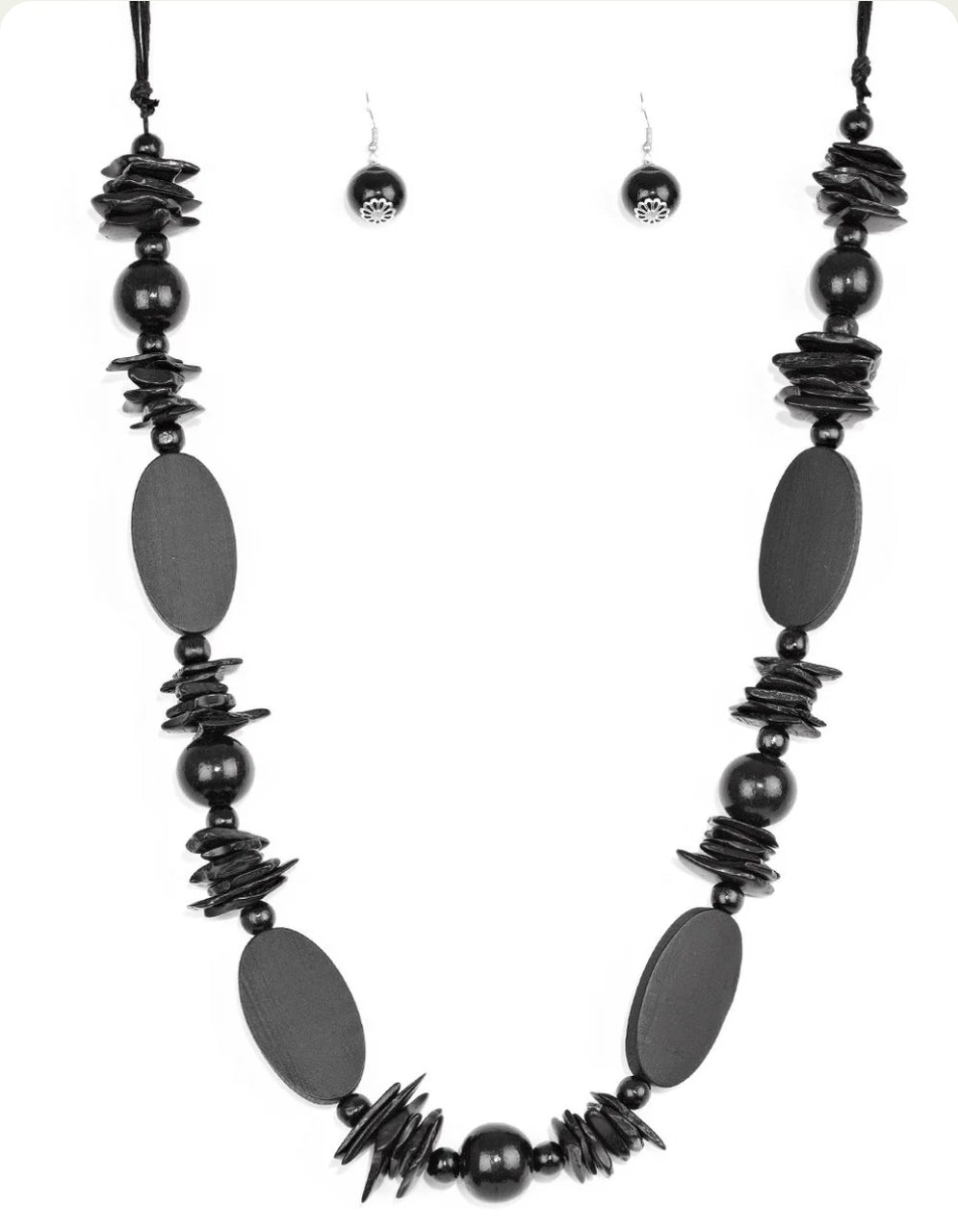 Carefree Cococay Black Necklace
