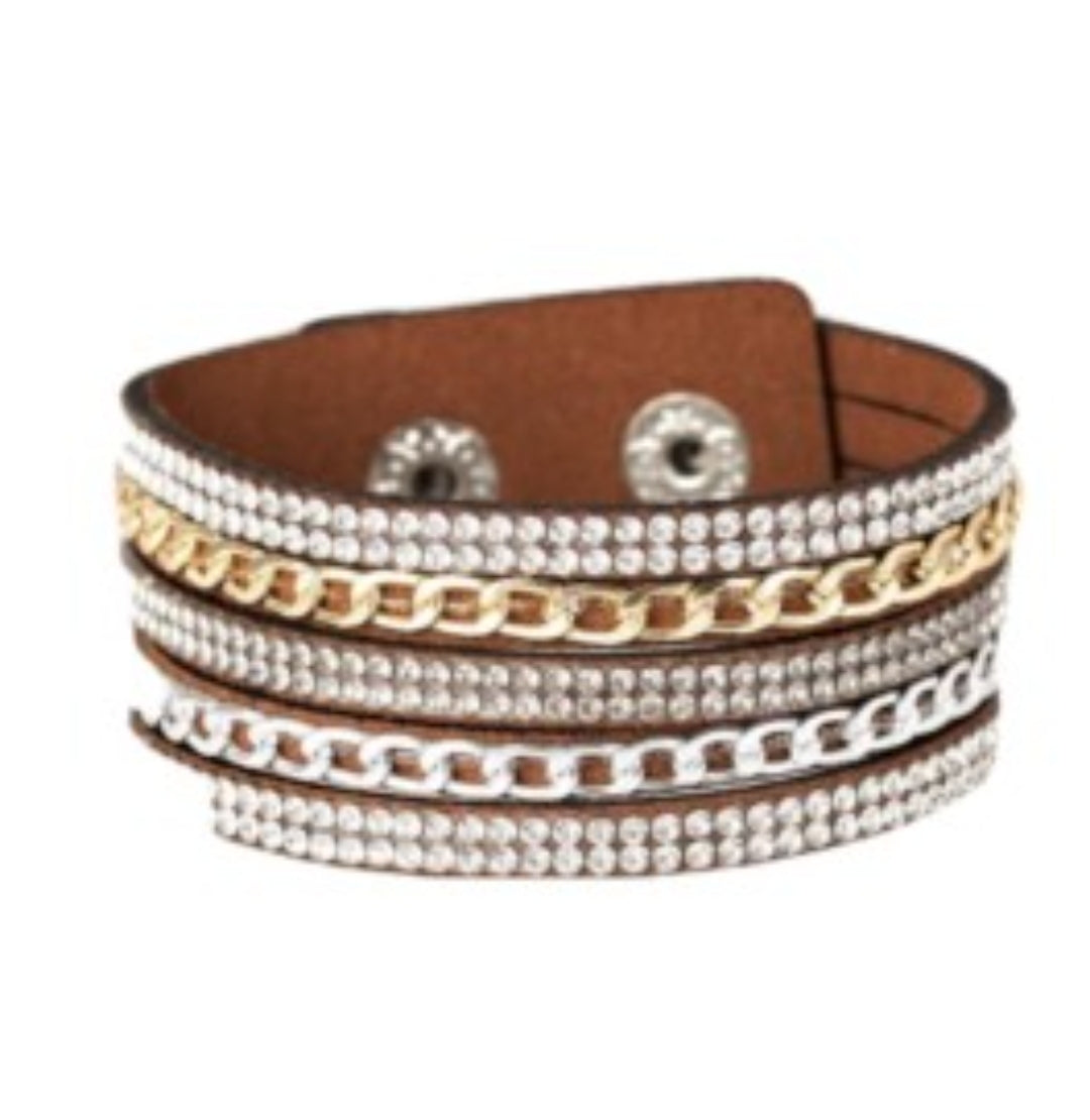 Fashion Fiend Brown Bracelet