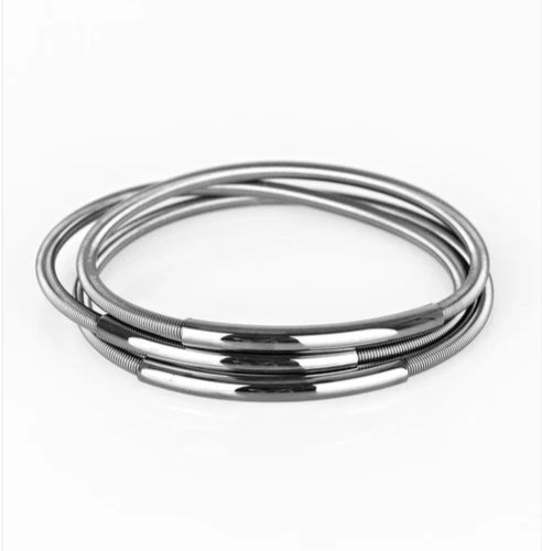 It's a Stretch Black Bracelet