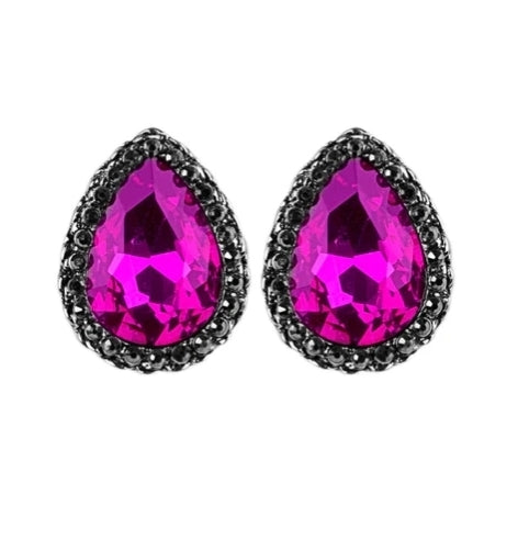 Dare To Shine Pink Post Earring