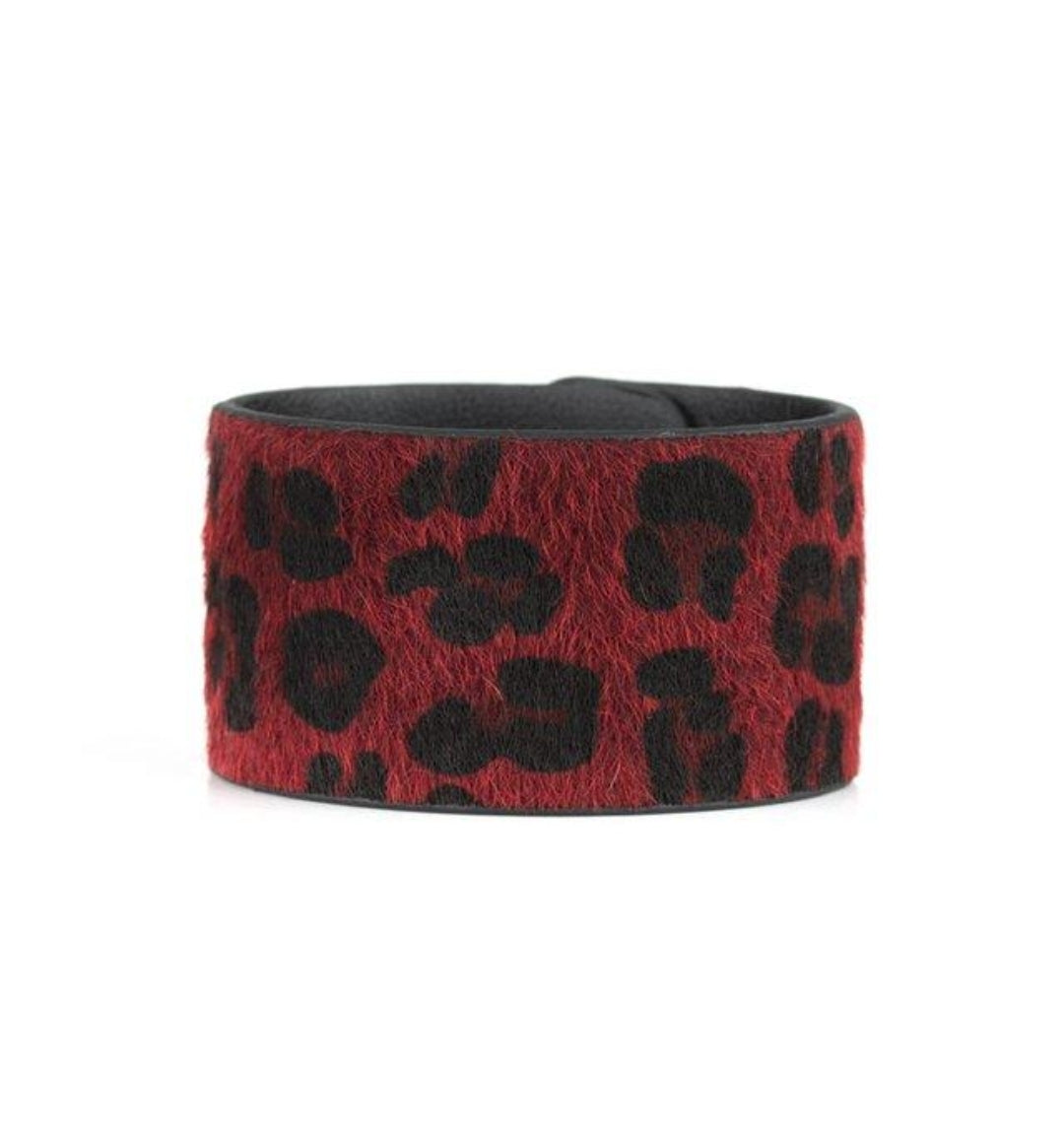 Cheetah Cabana Red Bracelet