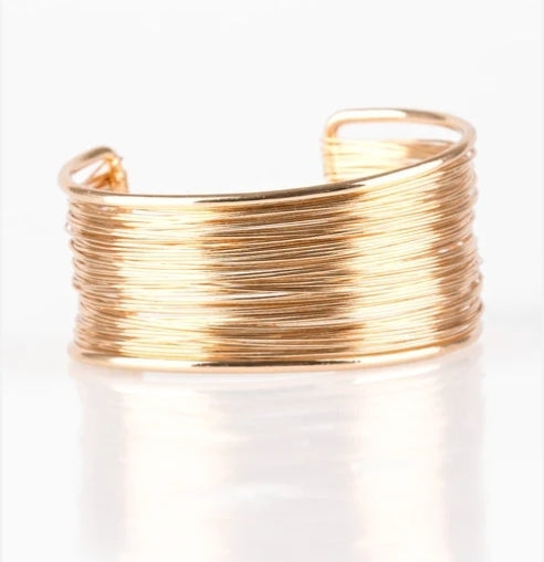 Wire Warrior Gold Bracelet