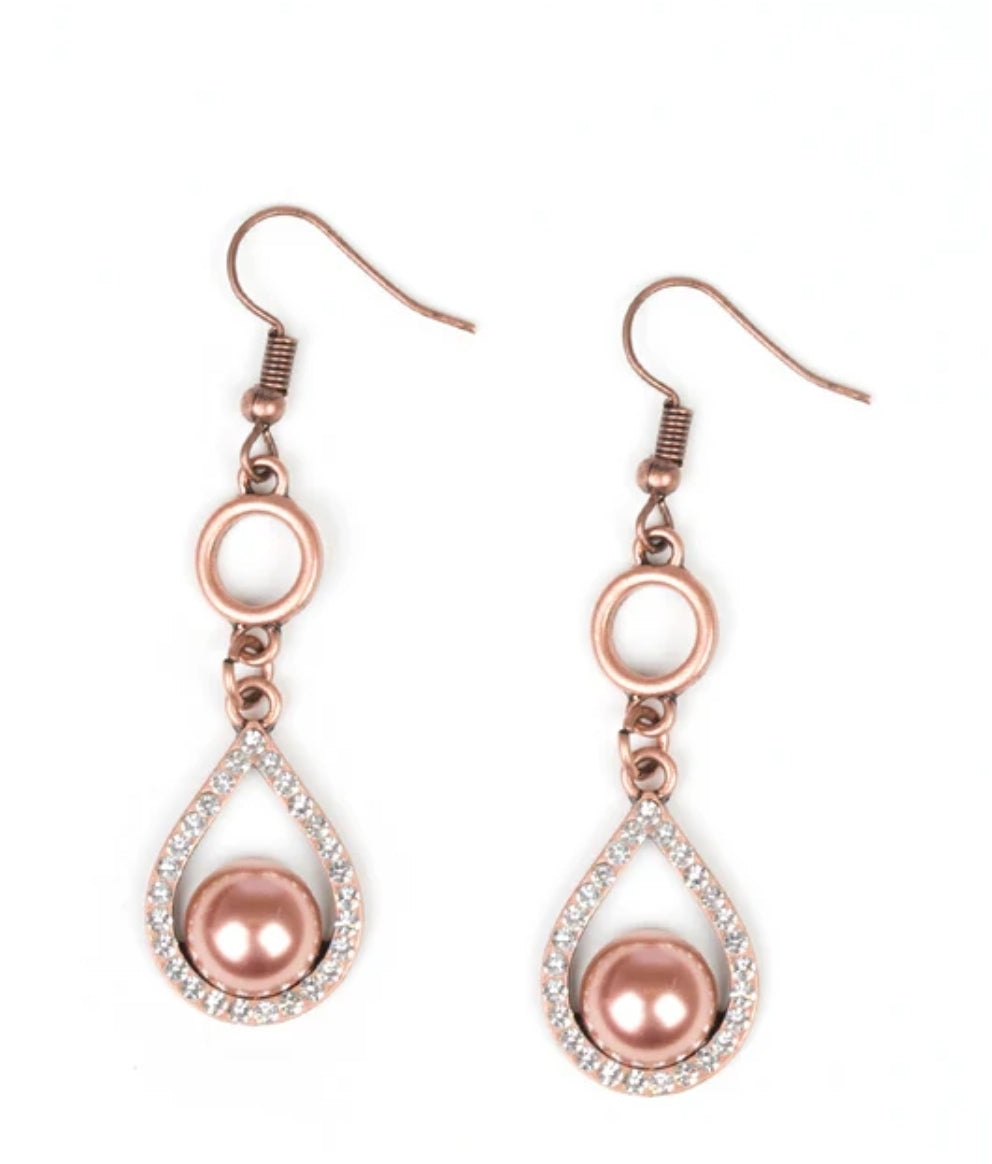Roll Out The Ritz Copper Earring