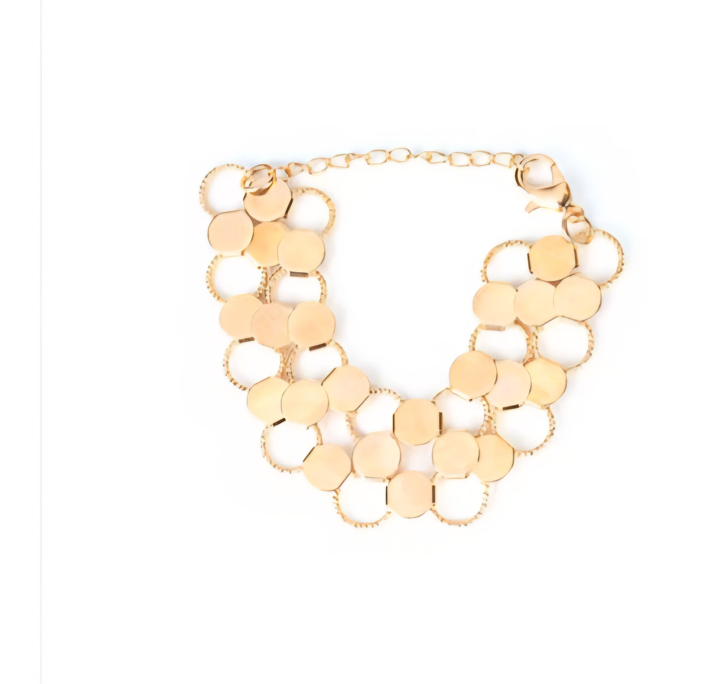 Cast A Wider Net Gold Bracelet