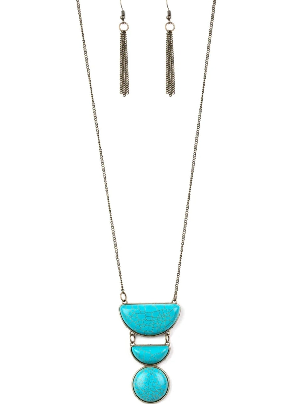 Crystal Carriages Necklace Silver