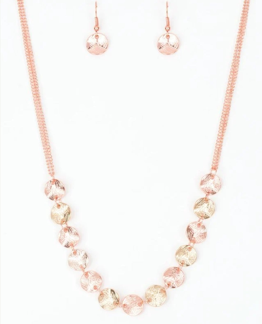 Simple Sheen Copper Necklace