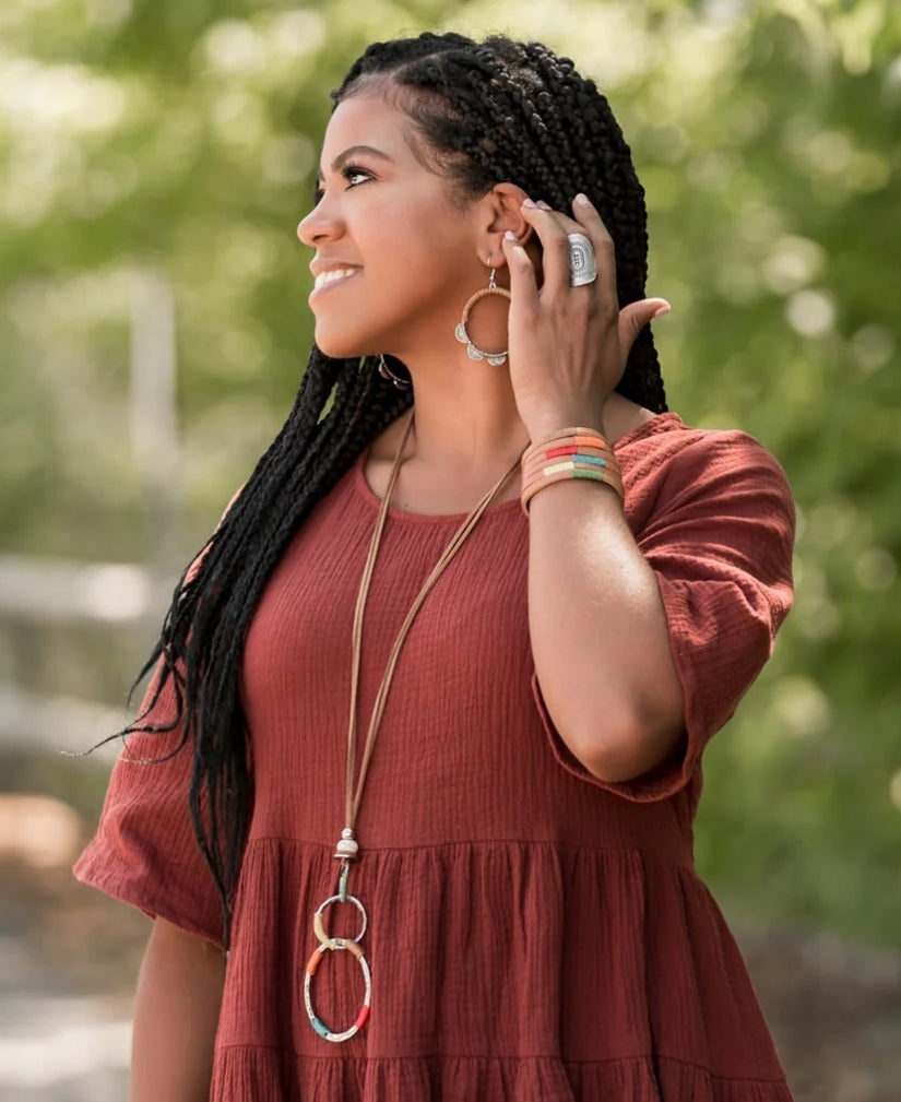 Rural Renovation Brown Jewelry Set