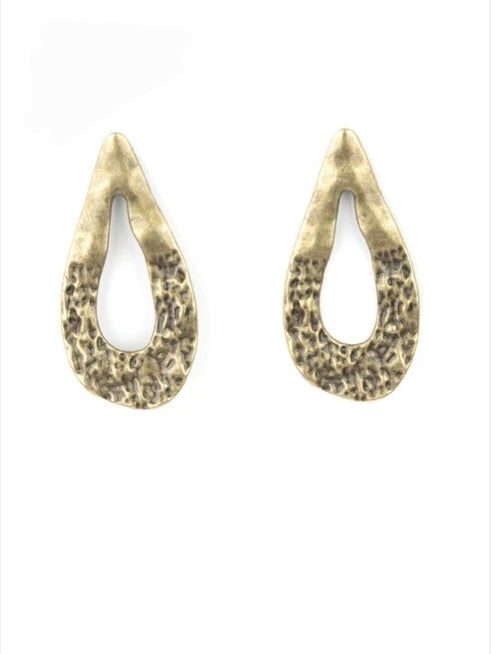 Industrial Antiquity Brass Earring