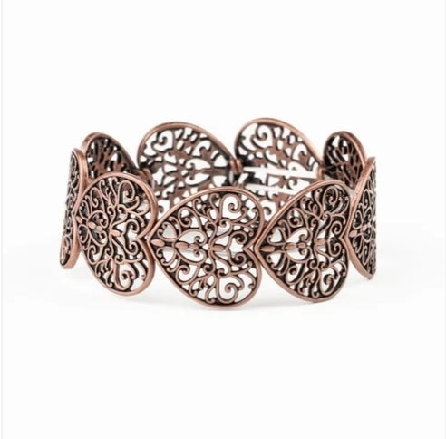 Keep Love in Your Heart Silver Bracelet