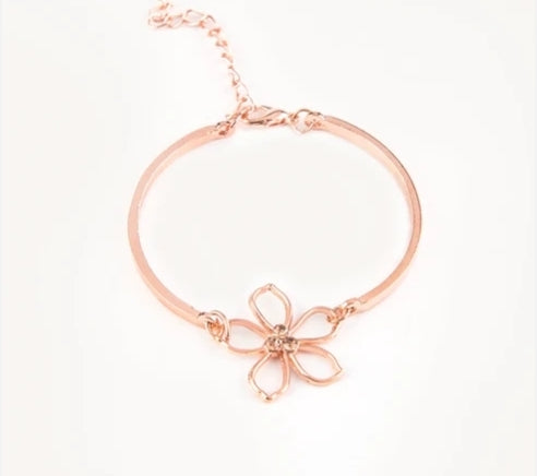 Hibiscus Hipster Bracelet Copper