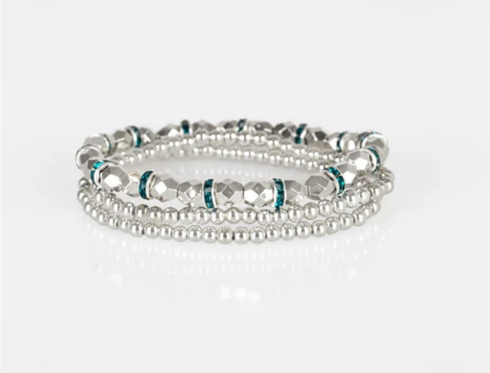 Let There BEAM Light Blue Bracelet