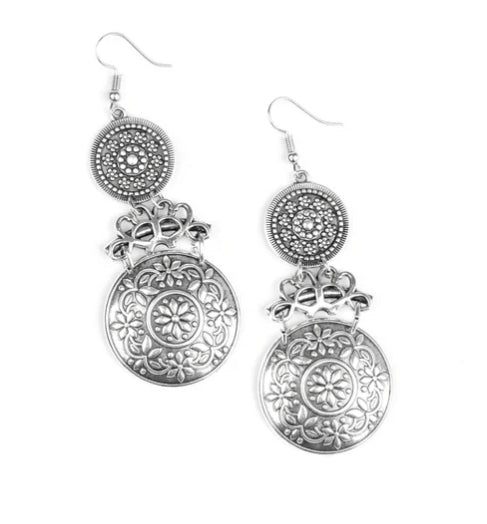Garden Adventure Silver Earring