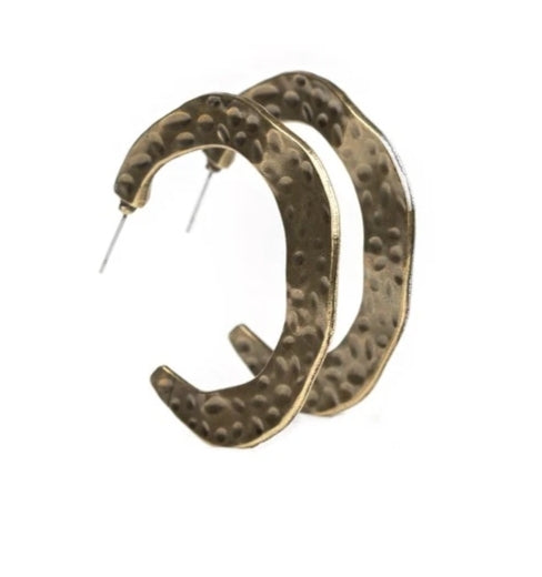 The HOOP Up Silver Earrings