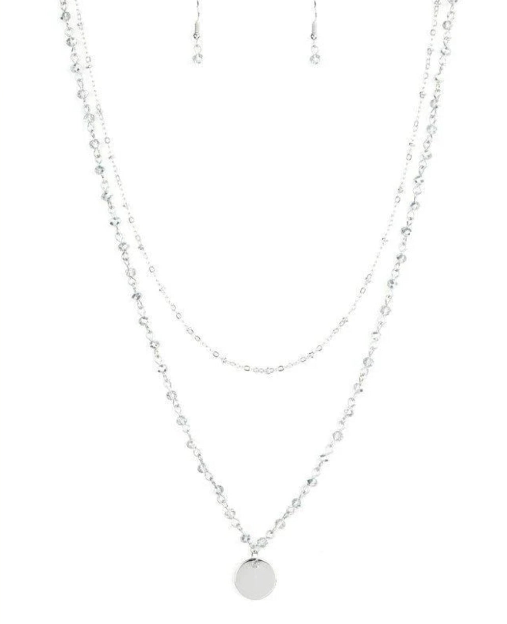 Dainty Demure Silver Necklace