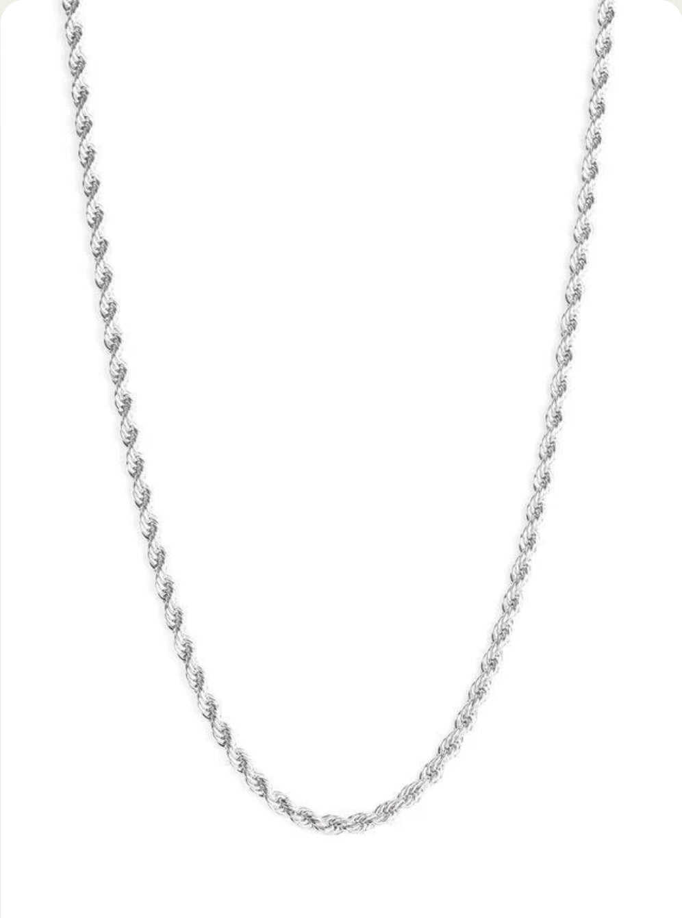 Double Dribble Urban Silver Necklace