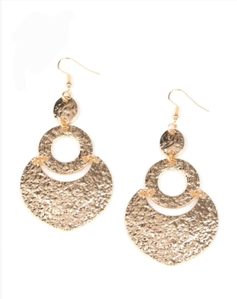Shimmer Suite Gold Earring