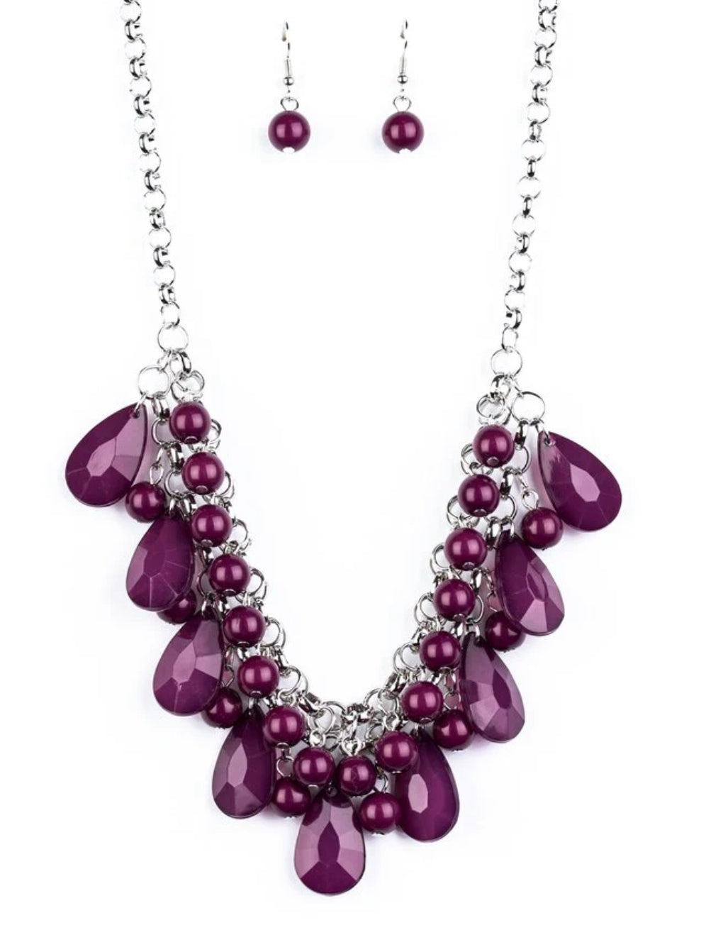 Endless Effervescence Purple Necklace