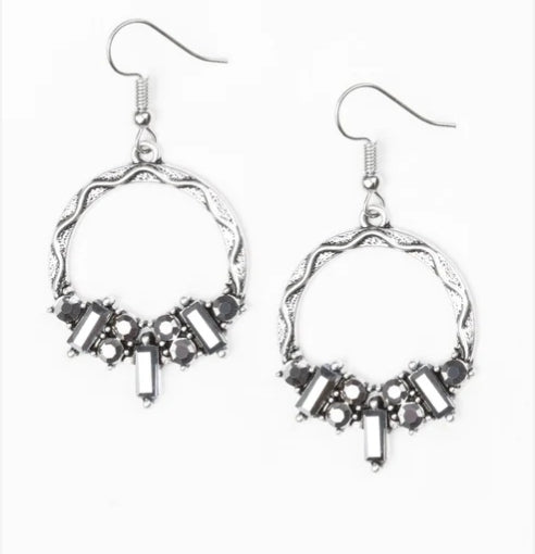 On The Uptrend Silver Earring