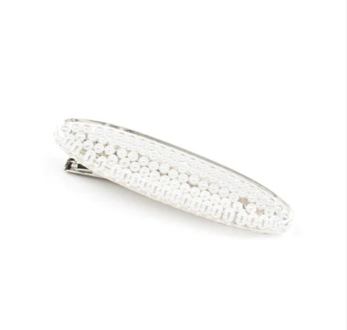 Pearl Pizzaz White Hair Clip