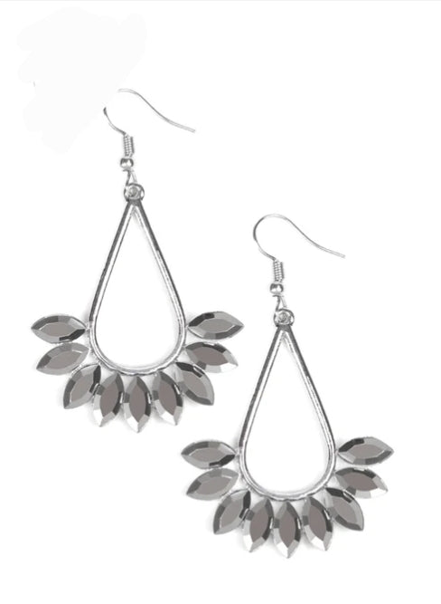 Be On Guard Silver Earring