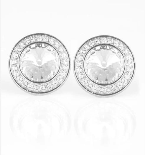 What Should I BLING? White Post Earring