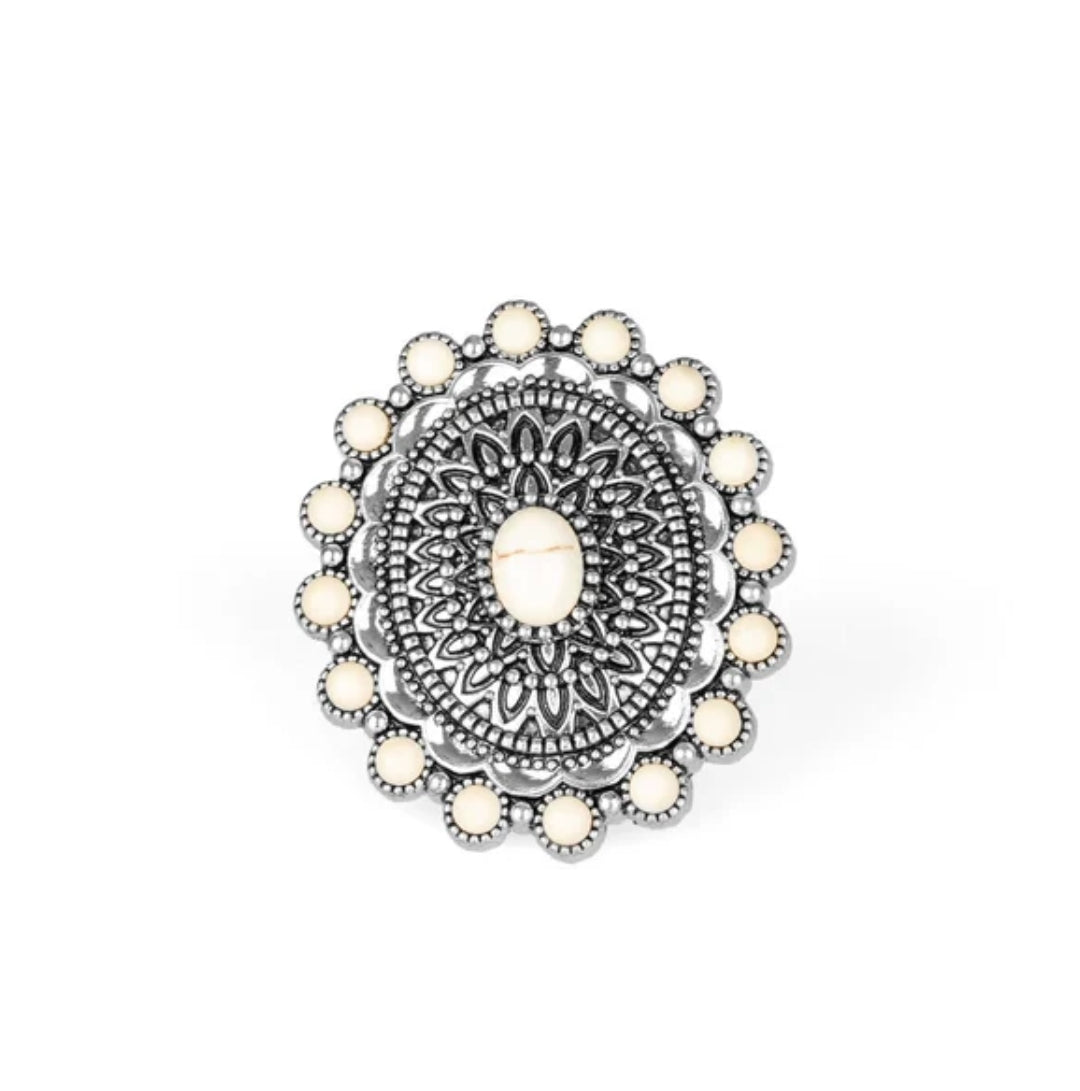 Mesa Mandala White Ring