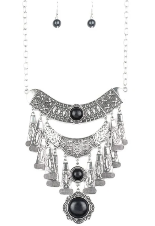 Sahara Royal Black Necklace