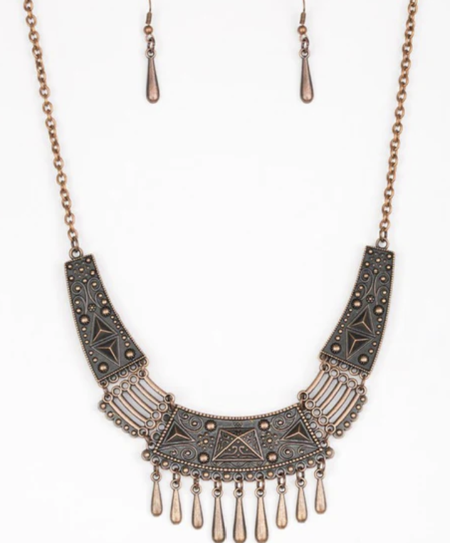 STEER It Up Copper Necklace