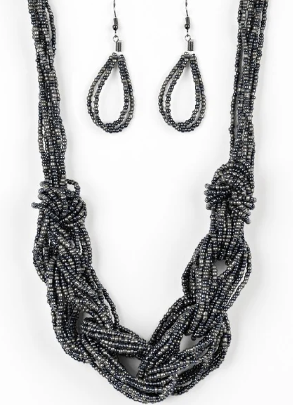 City Catwalk Blue Necklace