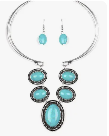 River Ride Blue Necklace