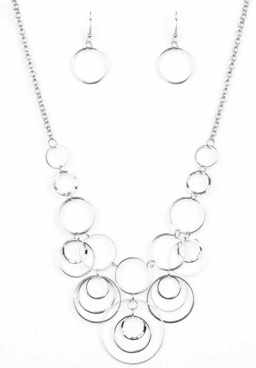 Break the Cycle Silver Necklace