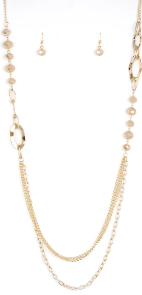 Modern Girl Glam Gold Necklace