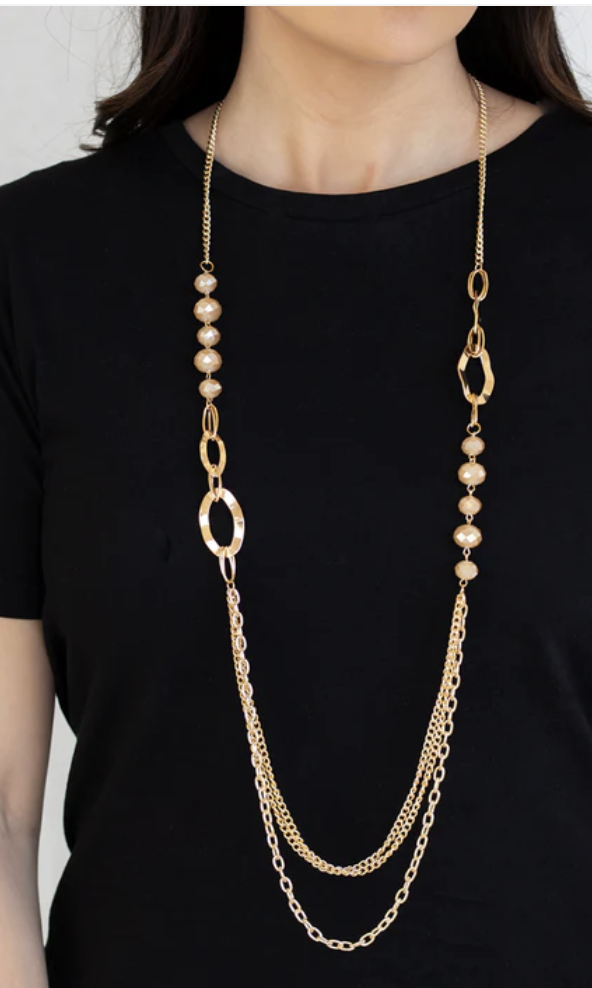Modern Girl Glam Gold Necklace
