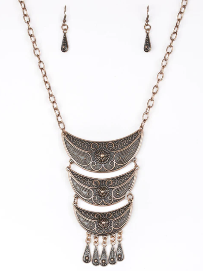 Go STEER - Crazy Copper Necklace