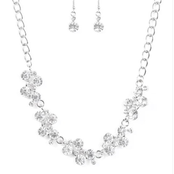 Hollywood Hills White Necklace