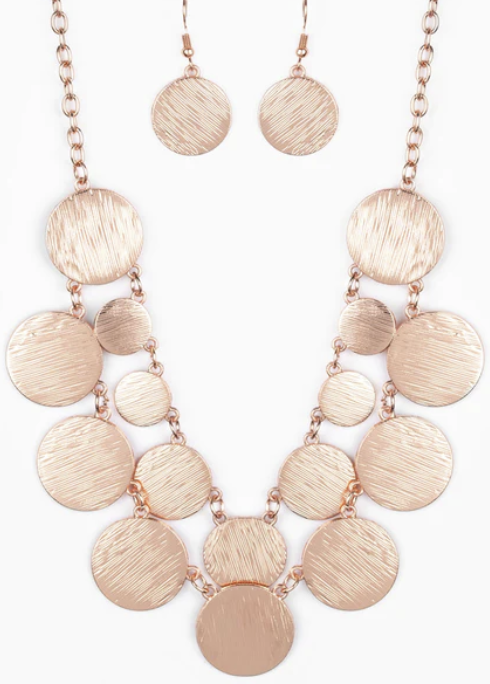 Stop and Reflect Copper Necklace