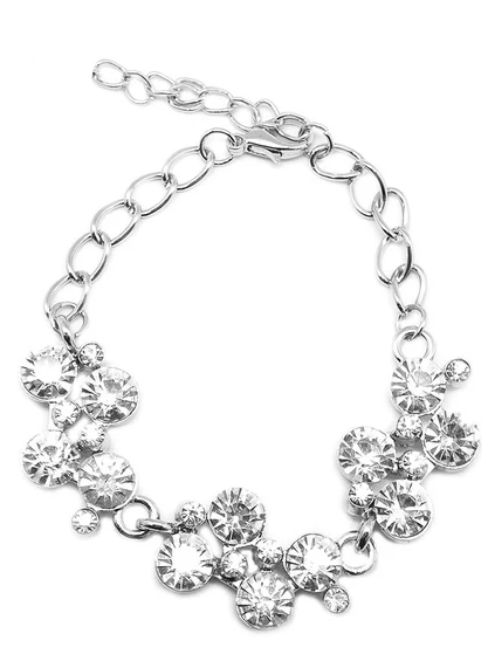 Old Hollywood White Bracelet